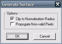 Generate surface dlg