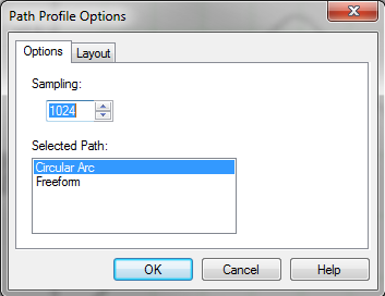 path profile options